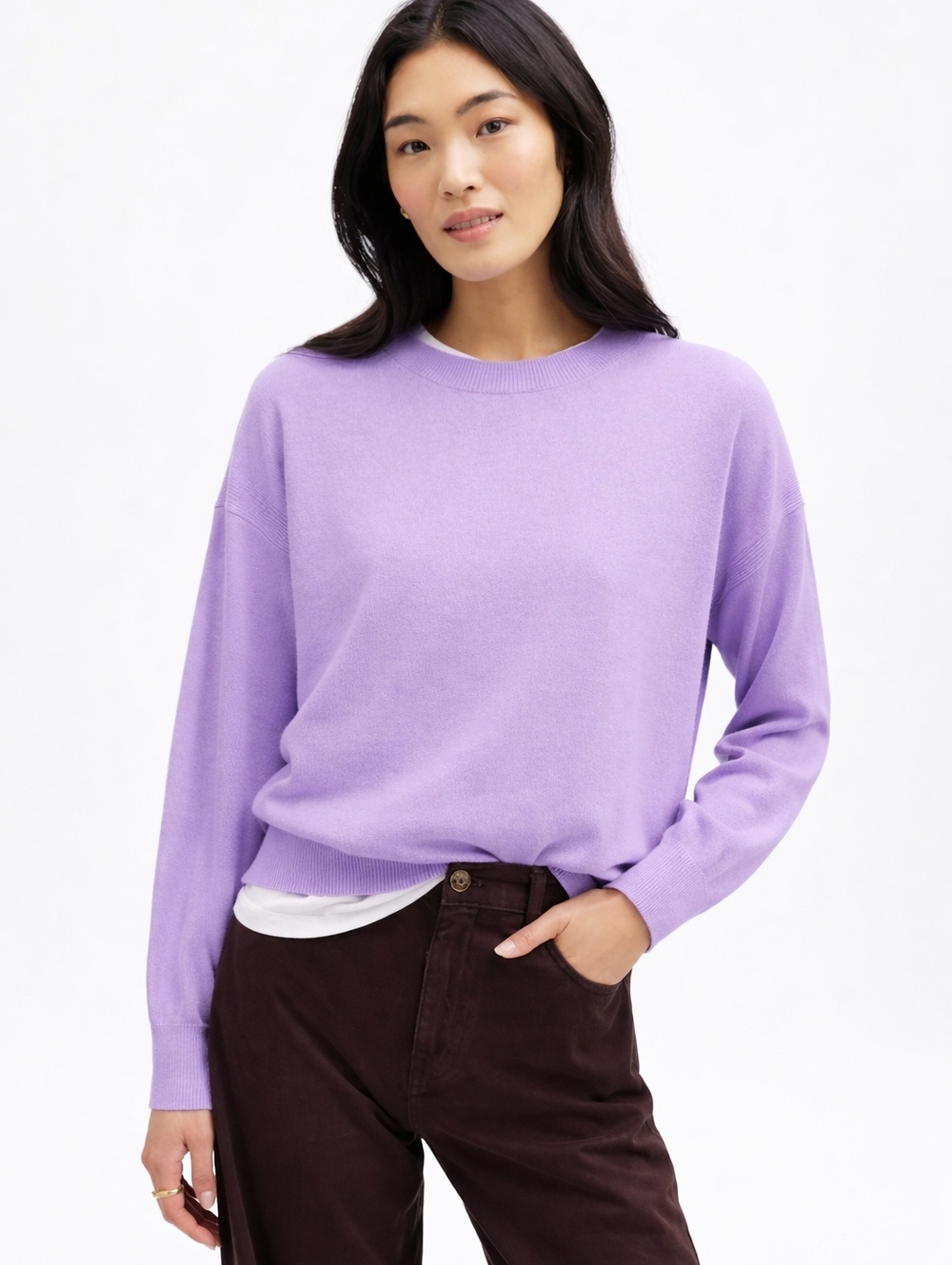 Madewell Cashmere Relaxed Crewneck Sweater
